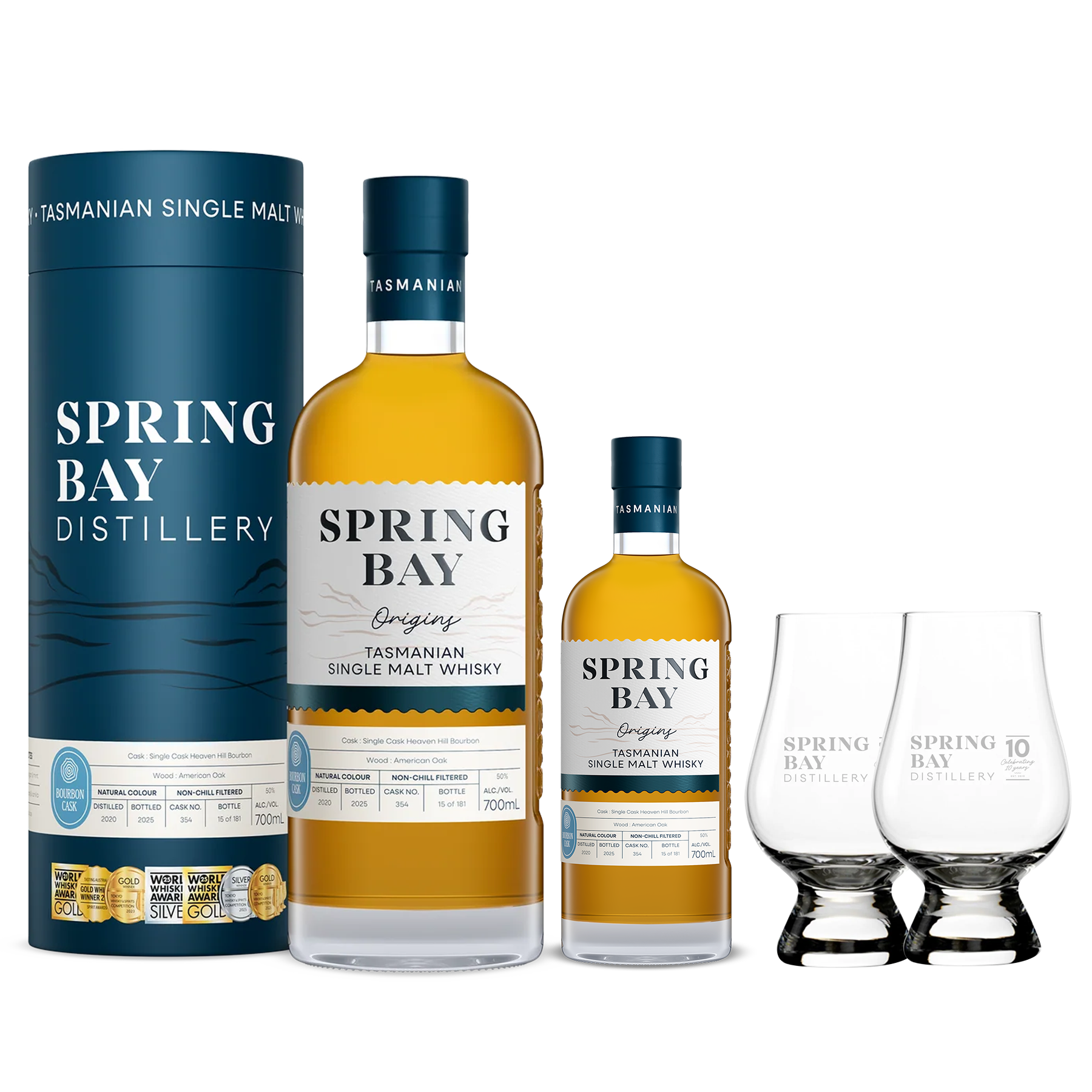 Single ex Bourbon Cask Father's Day Bundle
