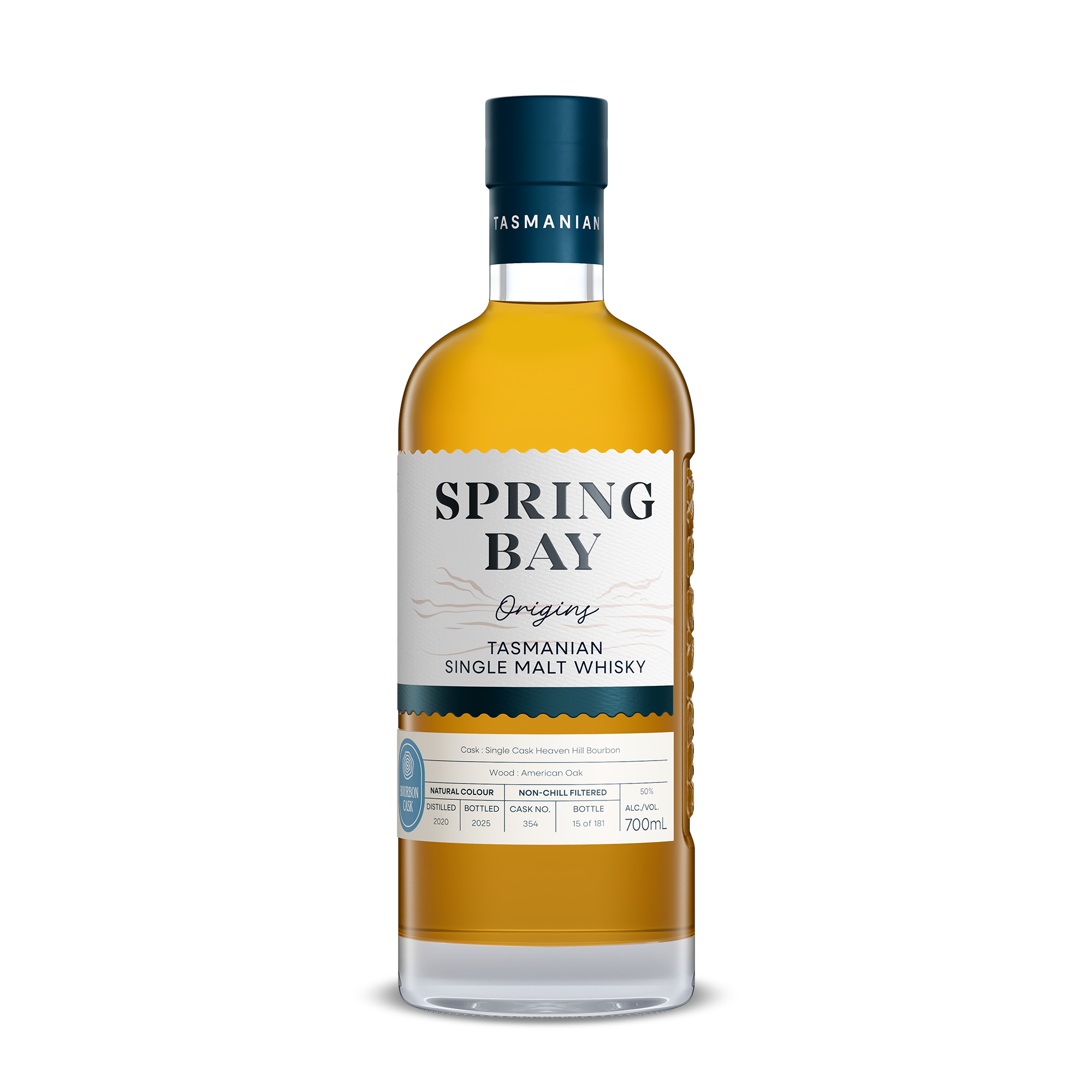 Single Bourbon Cask No. 354 - Tasmanian Single Malt Whisky - 50% ABV