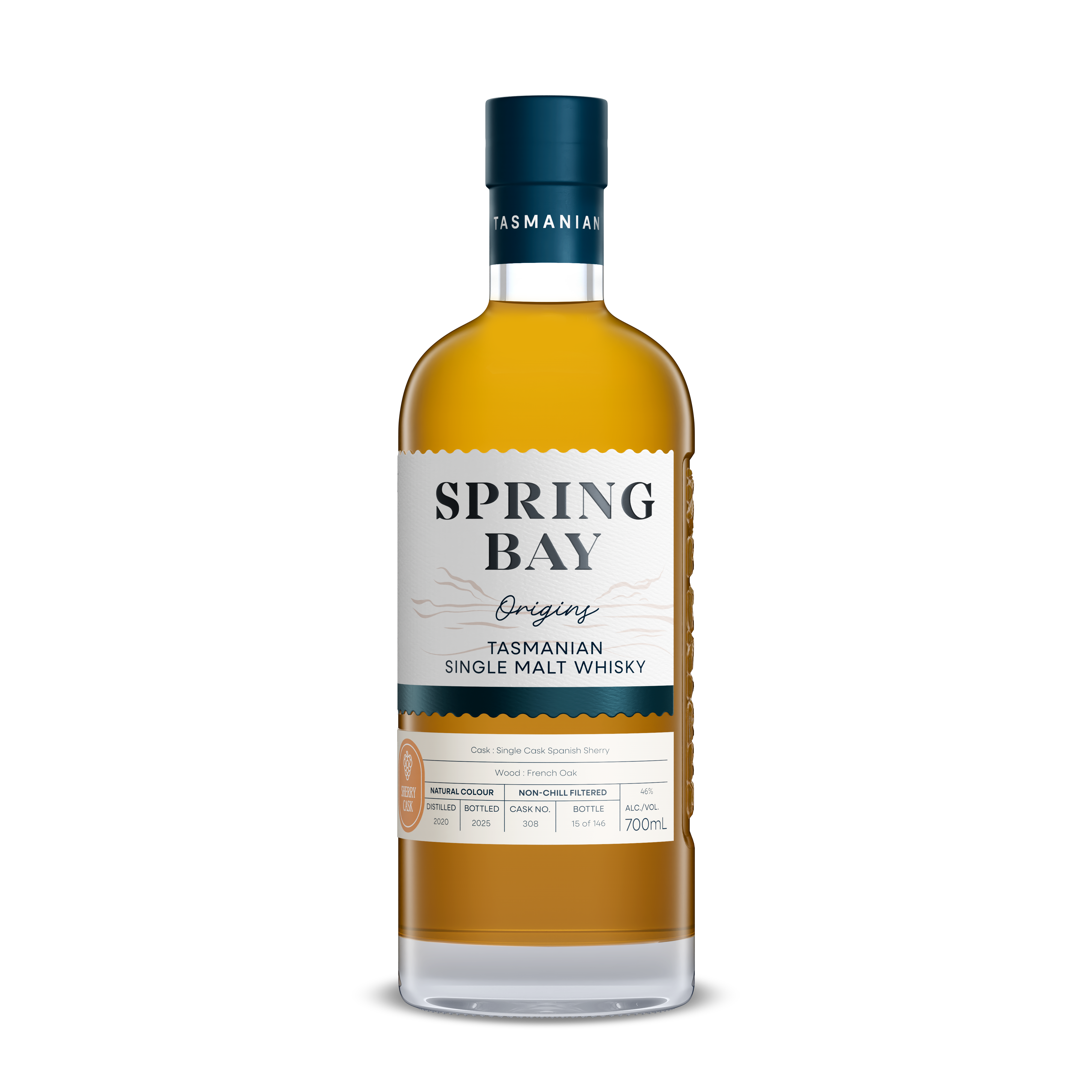 Single Sherry Cask No. 455 - Tasmanian Single Malt Whisky - 48.6% ABV
