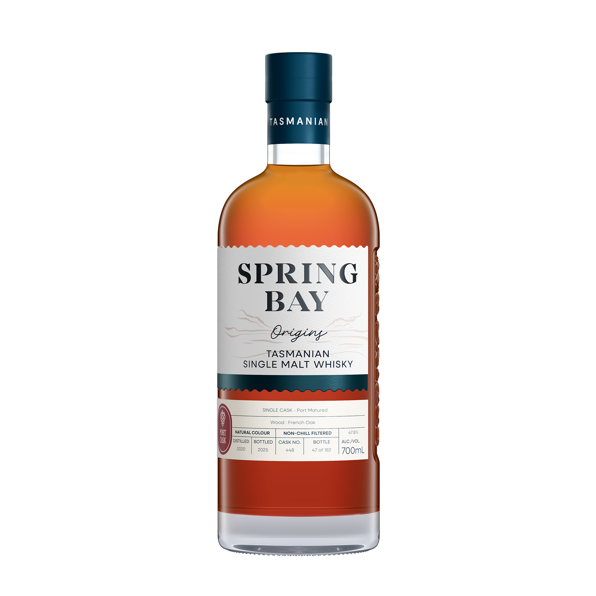 Single Port Cask No. 448 - Tasmanian Single Malt Whisky - 47.8%