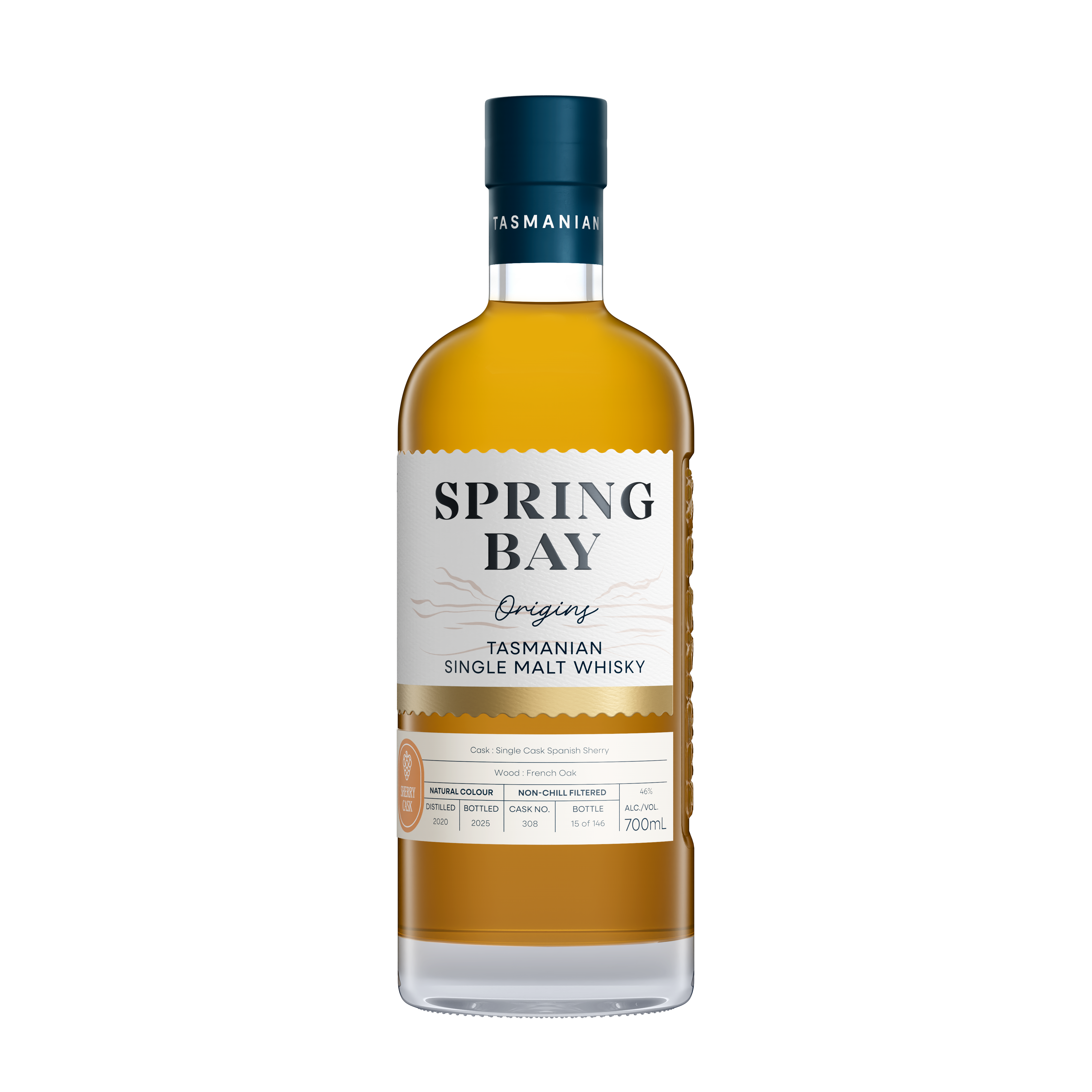 Single Cask No. 455 - Sherry Cask - Tasmanian Single Malt Whisky - 48.6% ABV