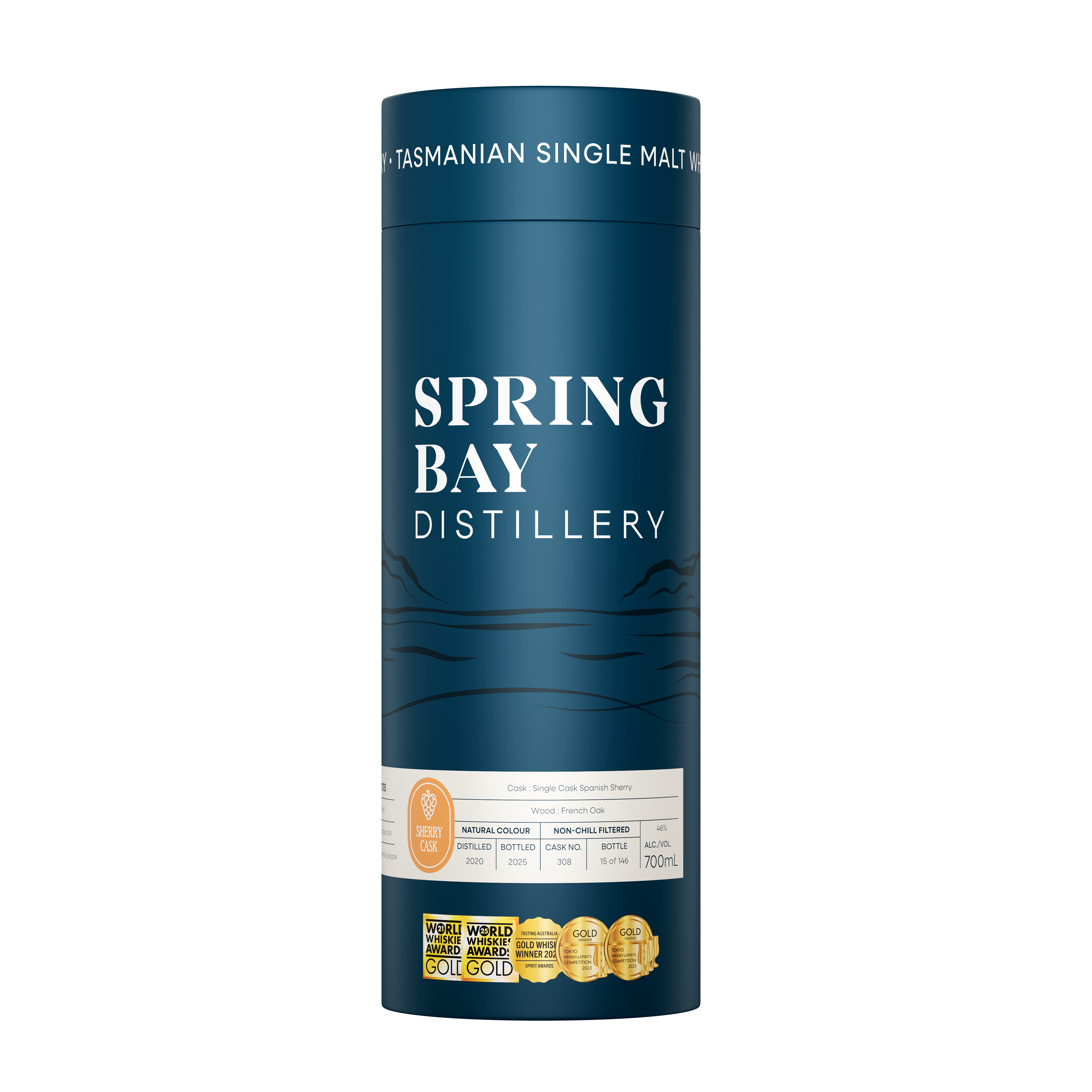 Single Cask No. 455 - Sherry Cask - Tasmanian Single Malt Whisky - 48.6% ABV